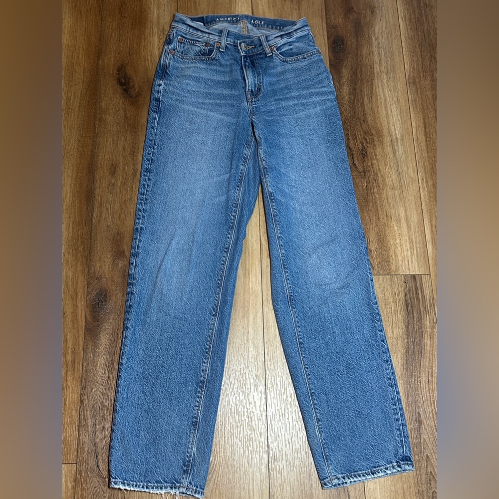 American Eagle Outfitters Men's Straight Blue Jeans